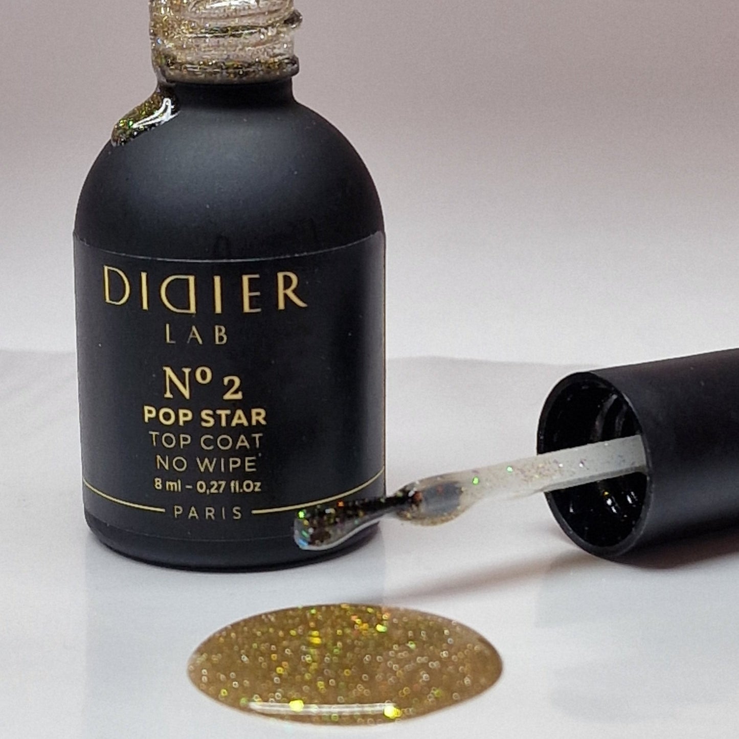 Gellak Top coat no wipe "Didier Lab", Pop Star, No2