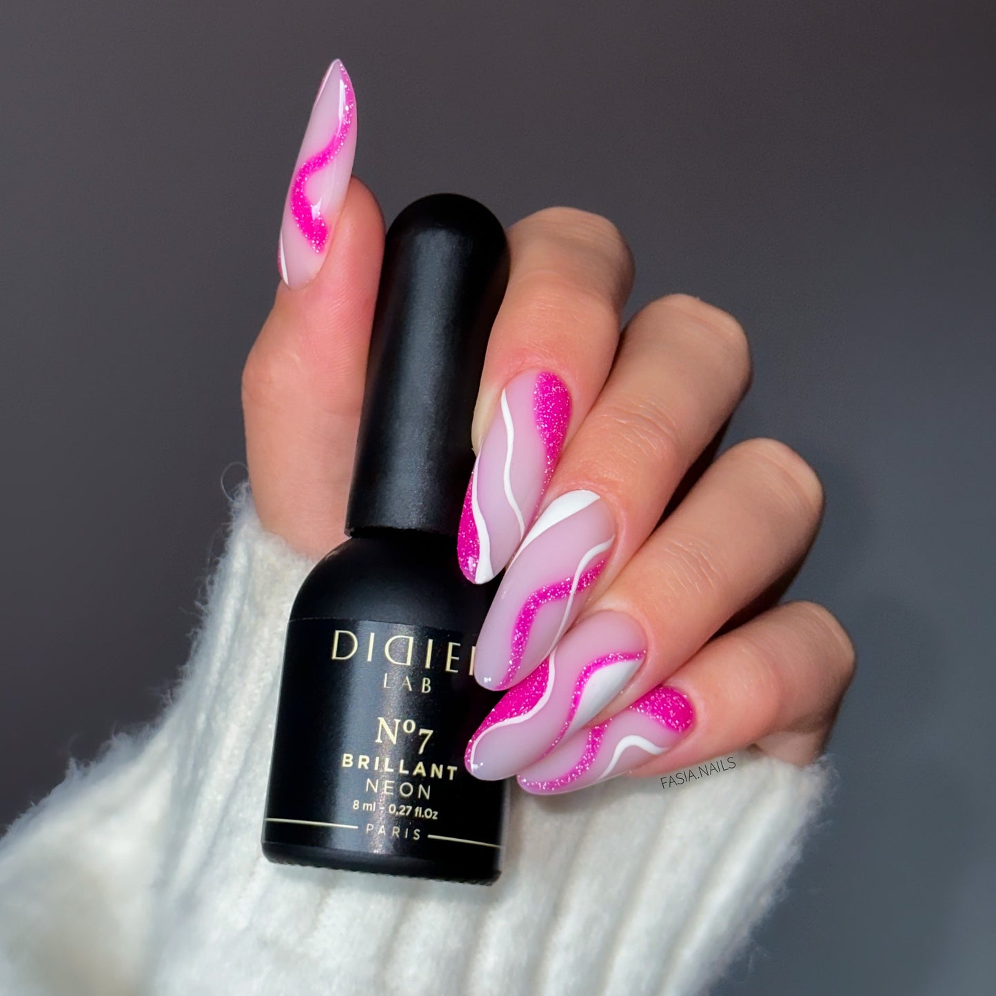 Gellak "Didier Lab", Brillant NEON, No7, 8ml