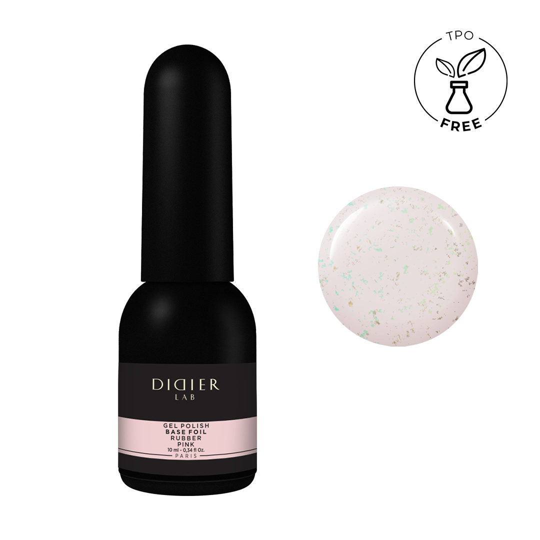 Gellak, Rubber base foil, pink, 10ml