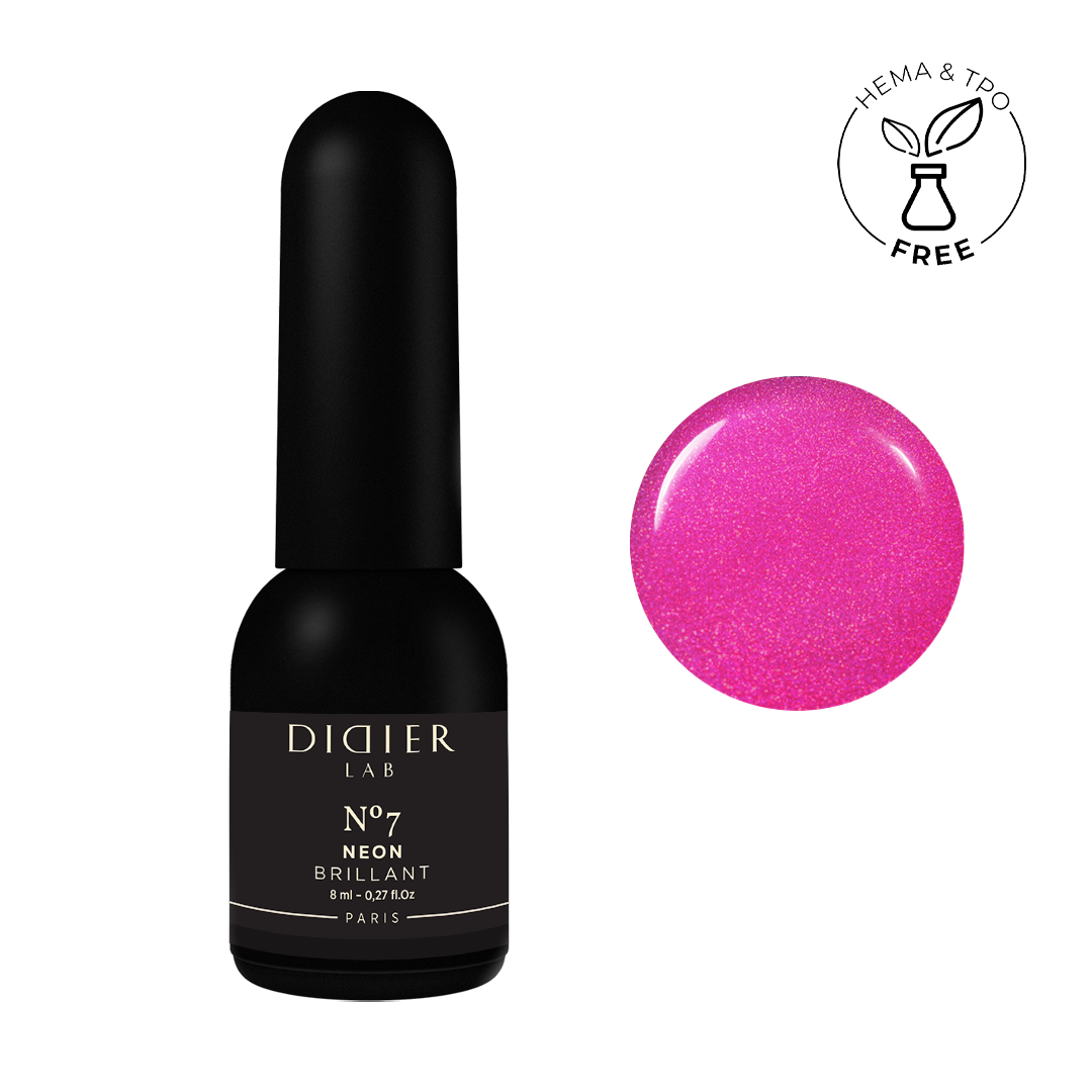 Gellak "Didier Lab", Brillant NEON, No7, 8ml