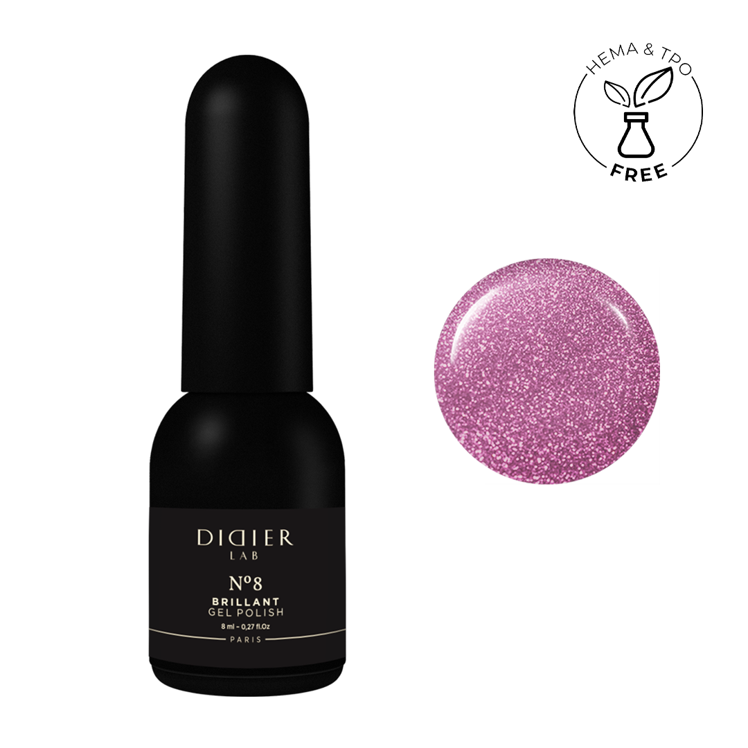 Gellak "Didier Lab", Brillant, No8, 8ml