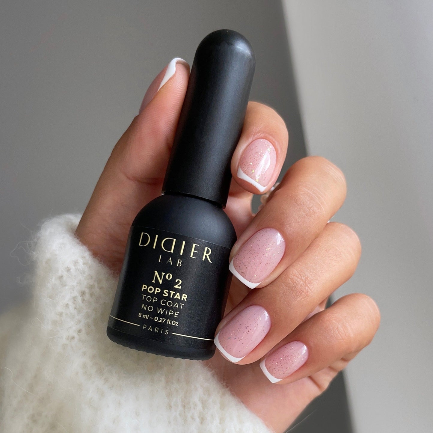 Gellak Top coat no wipe "Didier Lab", Pop Star, No2