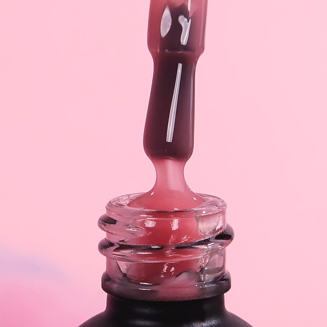 Rubber base coat, Japanese pink, 10ml