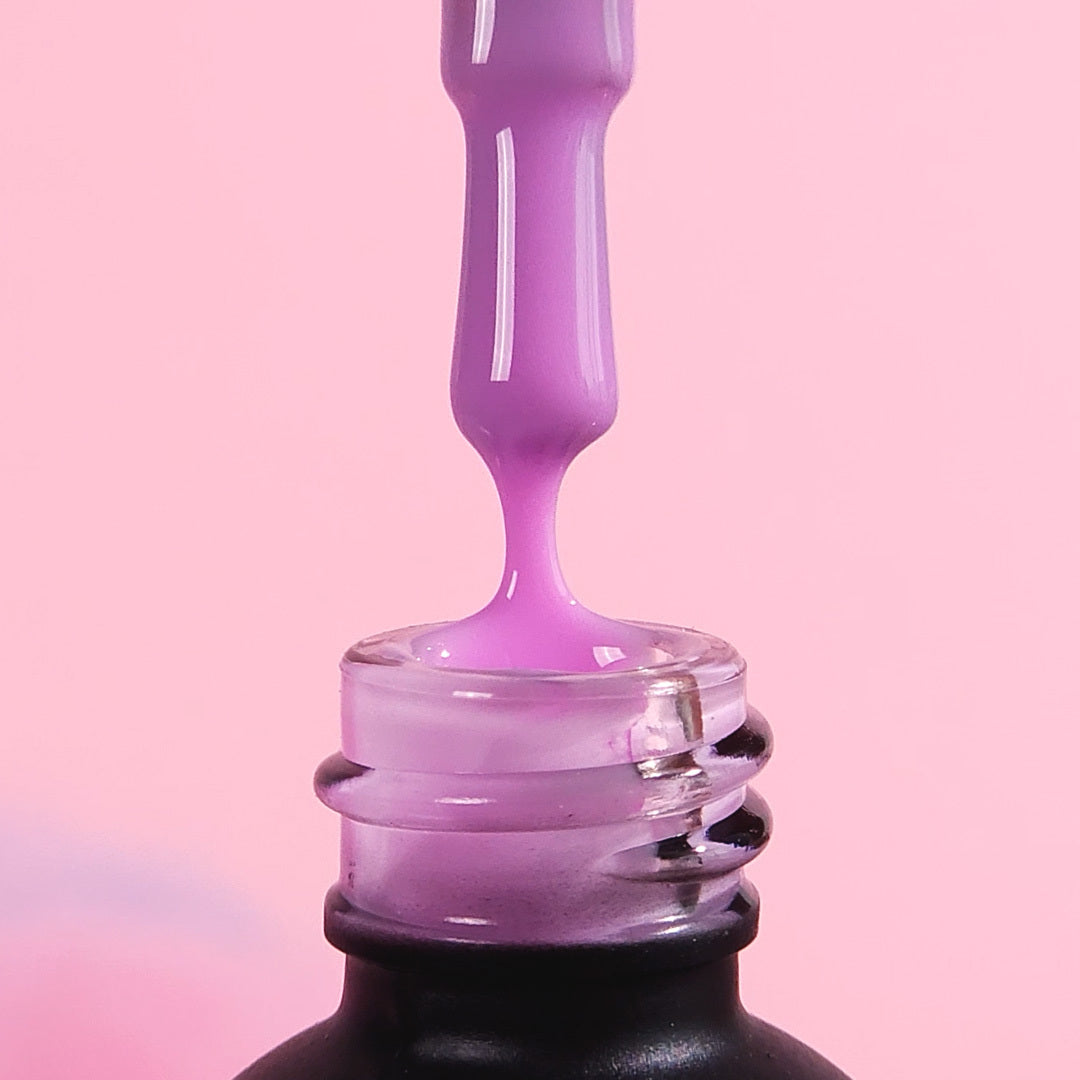 Rubber base coat, soft lilac, 10ml
