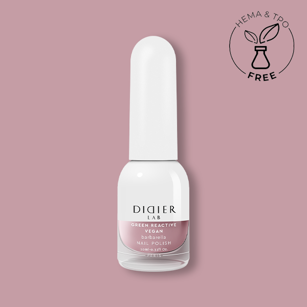 Green reactive, vegan nail polish "Didier Lab", barbarella, 10ml