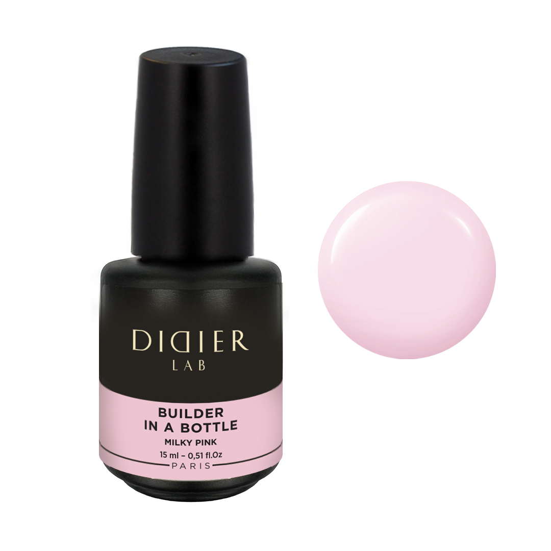 Builder Gel in a bottle "Didier Lab", Milky Pink, 15ml