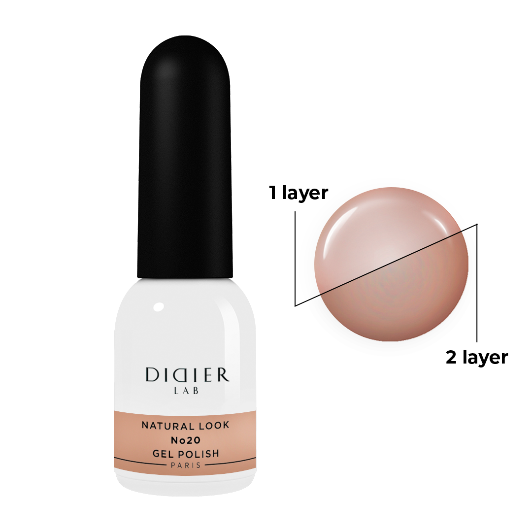 Gellak "Didier Lab", Natural look, No20