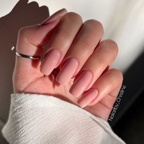 Gellak, Rubber base coat, milky pink, 10ml