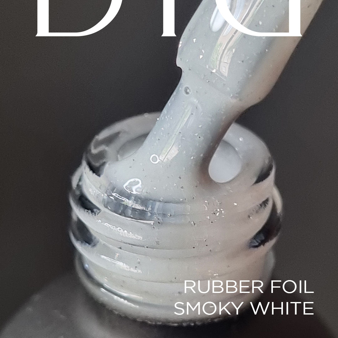 Gellak, Rubber base foil, smoky white, 10ml