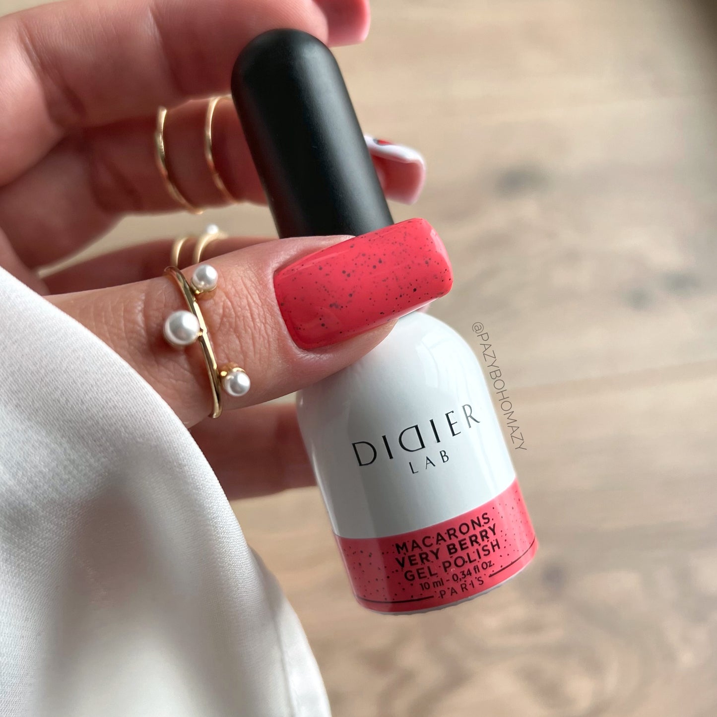 Gellak "Didier Lab", Macarons, Very Berry 10 ml