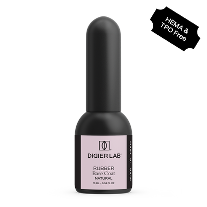 Gellak, Rubber base coat, natural, 10ml