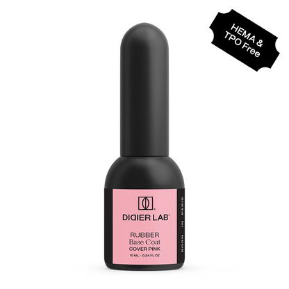 Gellak, Rubber base coat, cover pink, HEMA & TPO-vrij, 10ml