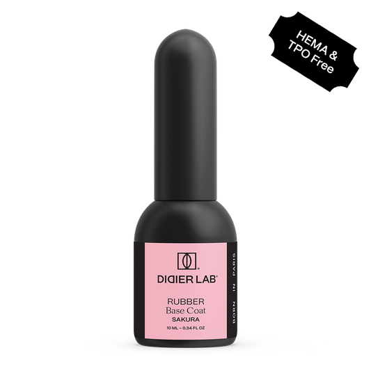 Gellak, Rubber base coat, sakura, HEMA & TPO-vrij, 10ml