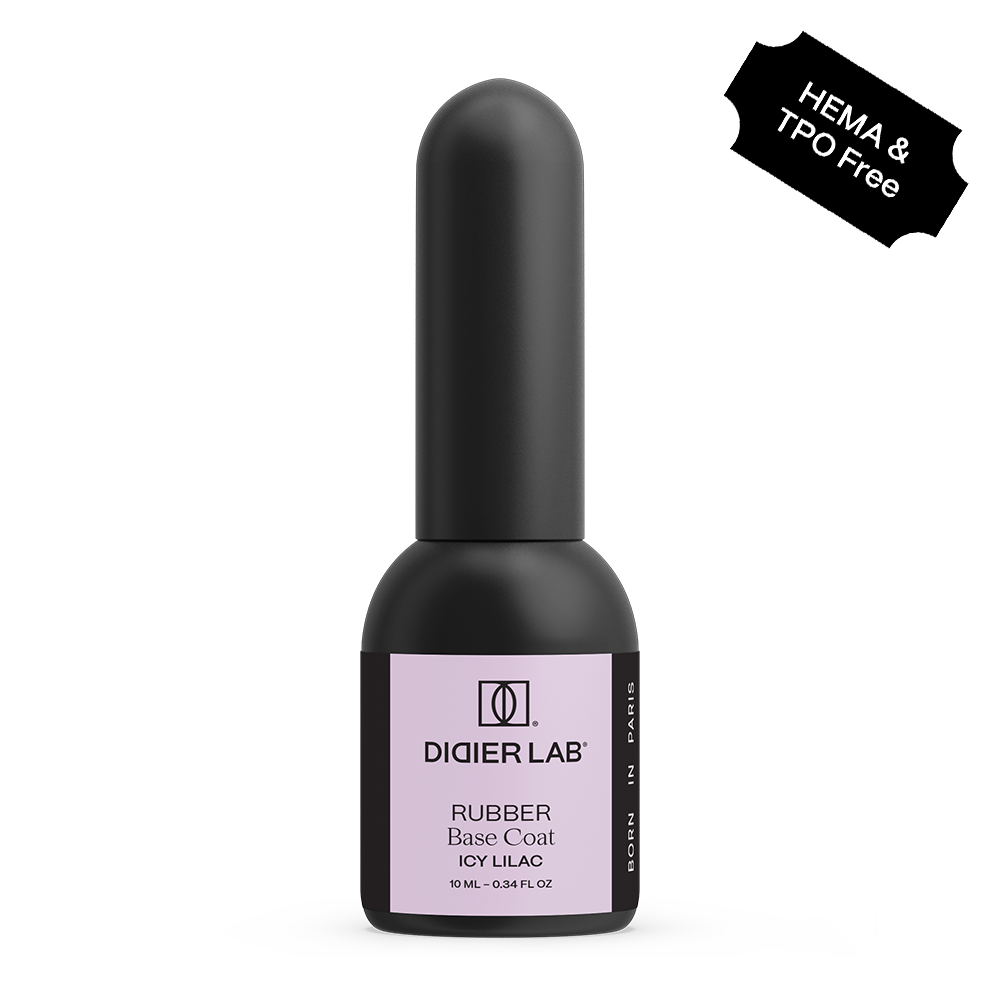 Rubber base coat, icy lilac, 10ml