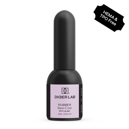 Rubber base coat, icy lilac, 10ml