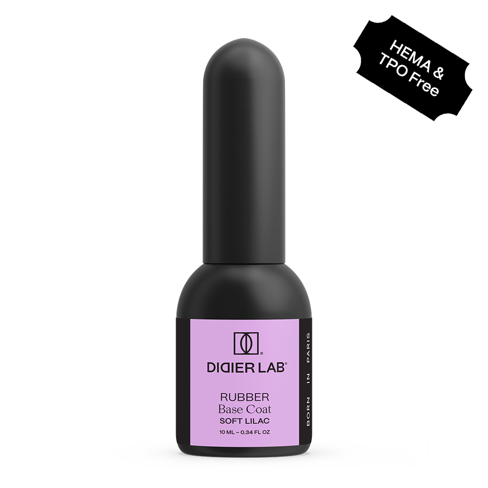 Rubber base coat, soft lilac, 10ml