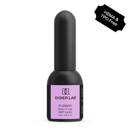 Rubber base coat, soft lilac, 10ml