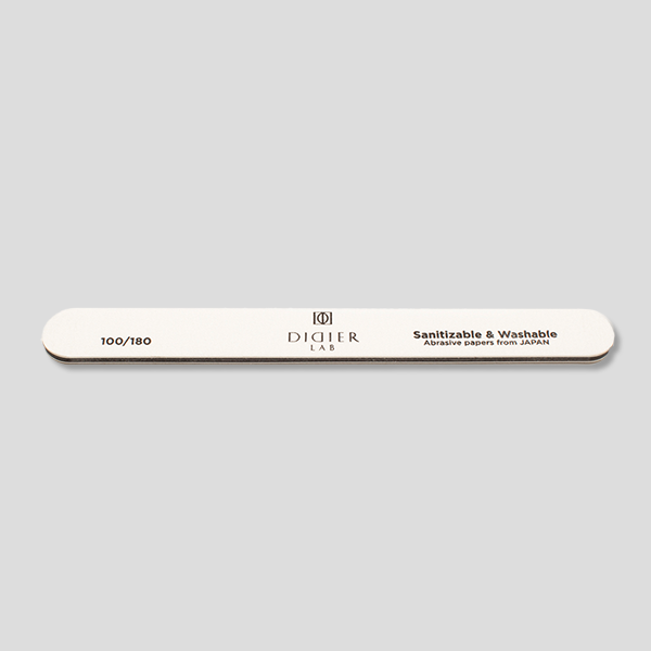 Didier Lab Nagelvijl, straight, speedy wit, 100/180