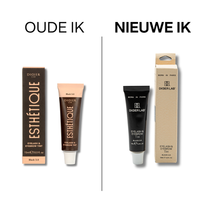 Brow en wimper tint, light brown, Didier Lab, 15ml