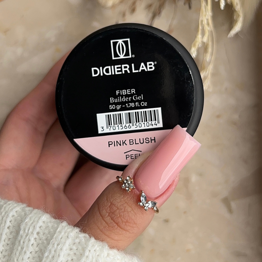 Fiber builder gel "Didier Lab", Pink Blush, 50gr