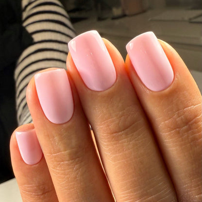Gellak, Rubber base coat, creamy pink, 10ml