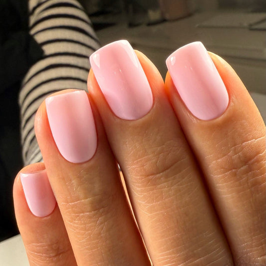 Gellak, Rubber base coat, creamy pink, 10ml