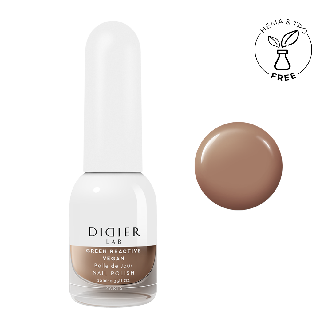 Green reactive, vegan nail polish "Didier Lab", Belle de Jour, 10ml