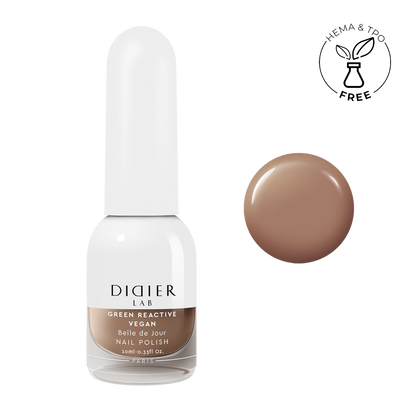 Green reactive, vegan nail polish "Didier Lab", Belle de Jour, 10ml
