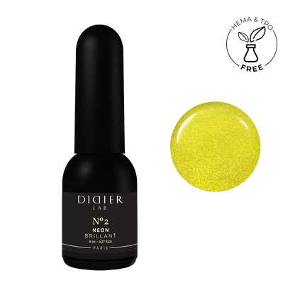 Gellak "Didier Lab", Brillant NEON, No2, 8ml
