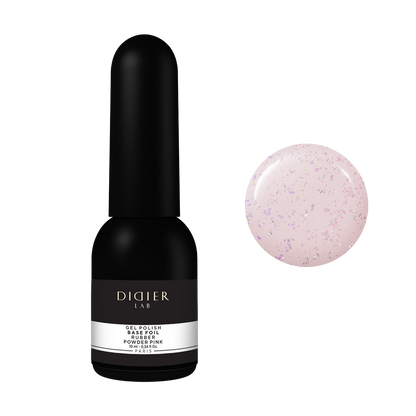 Gellak, Rubber base foil, powder pink, 10ml