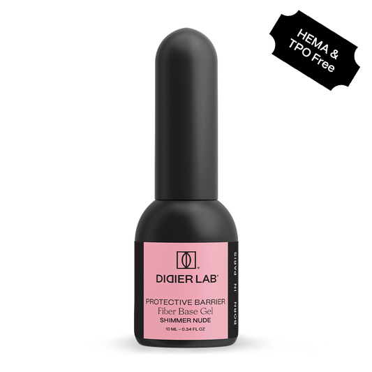 Fiber base gel "Didier Lab", Shimmer Nude, 10 ml