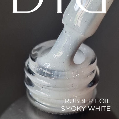 Gellak, Rubber base foil, smoky white, 10ml