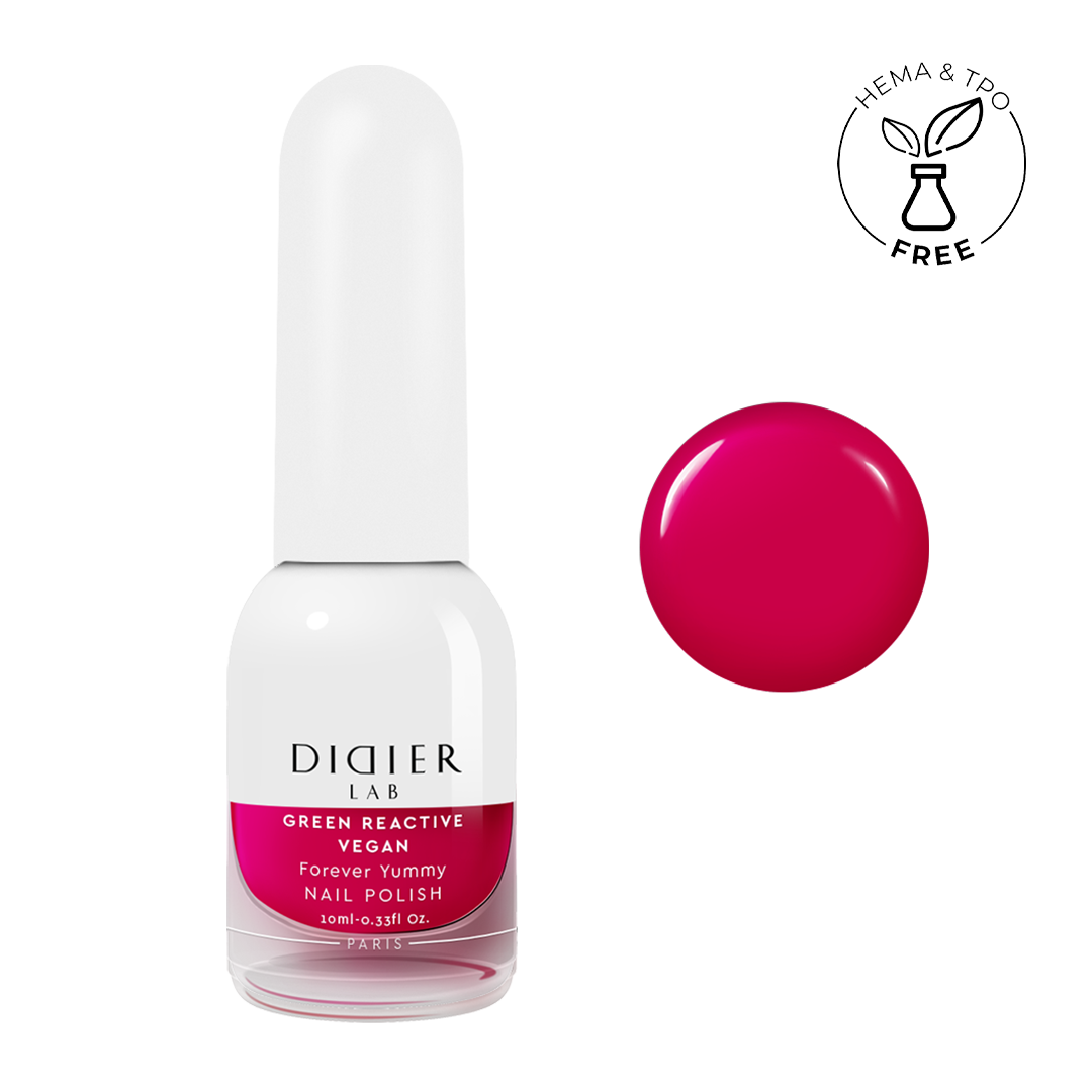 Green reactive, vegan nail polish "Didier Lab", Forever Yummy, 10ml