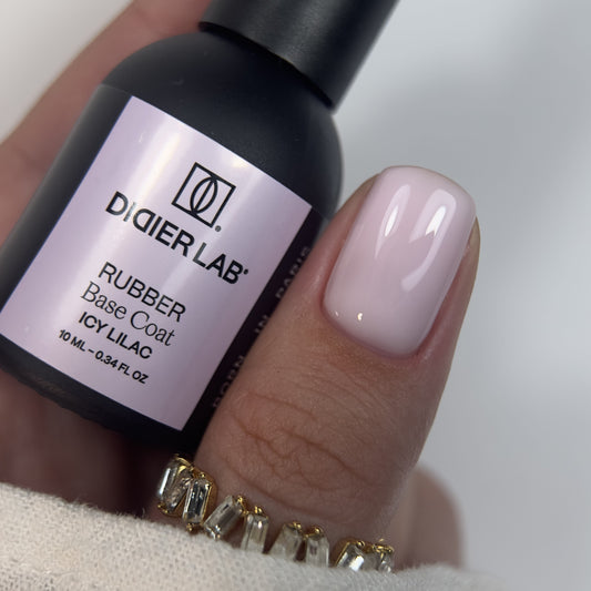Rubber base coat, icy lilac, 10ml