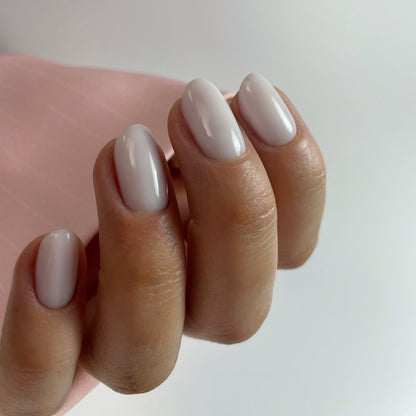 Gellak, Rubber base coat, light white, 10ml