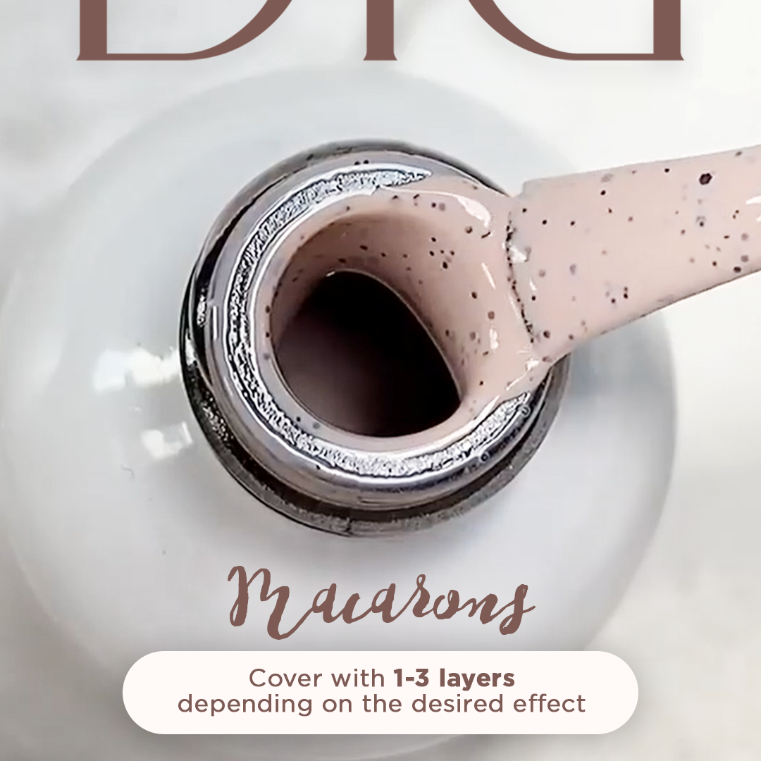 Gellak "Didier Lab", Macarons, Mocha Cream 10 ml