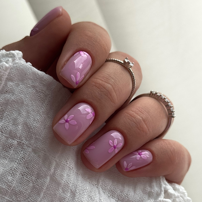 Rubber base coat, soft lilac, 10ml