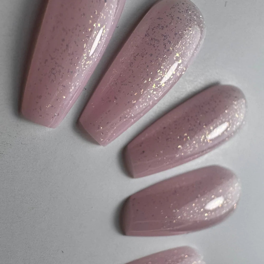 Gellak "Didier Lab", Glitter Top coat, gold, 10 ml