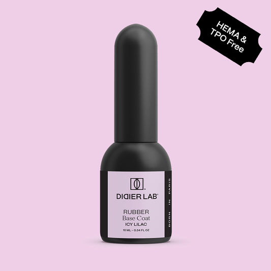 Rubber base coat, icy lilac, 10ml