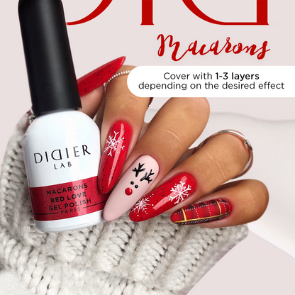 Gellak "Didier Lab", Macarons, Red Love 10 ml