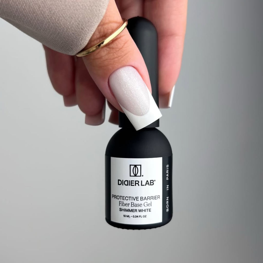 Fiber base gel "Didier Lab", Shimmer White,