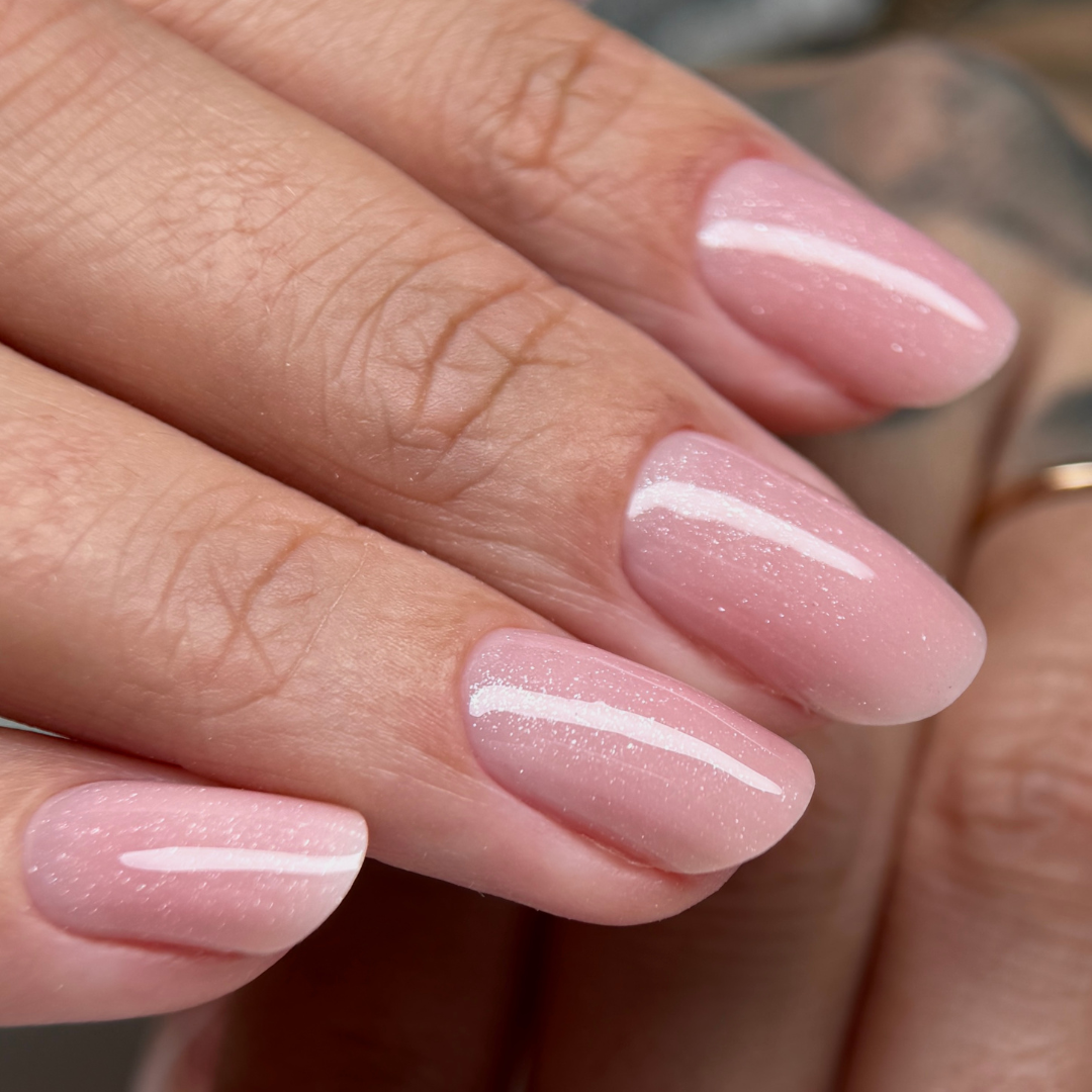 Fiber base gel "Didier Lab", Shimmer Nude, 10 ml