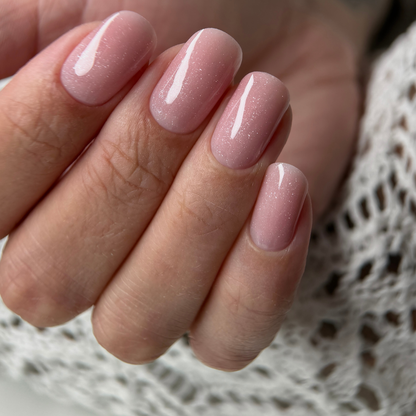 Fiber base gel "Didier Lab", Shimmer Nude, 10 ml