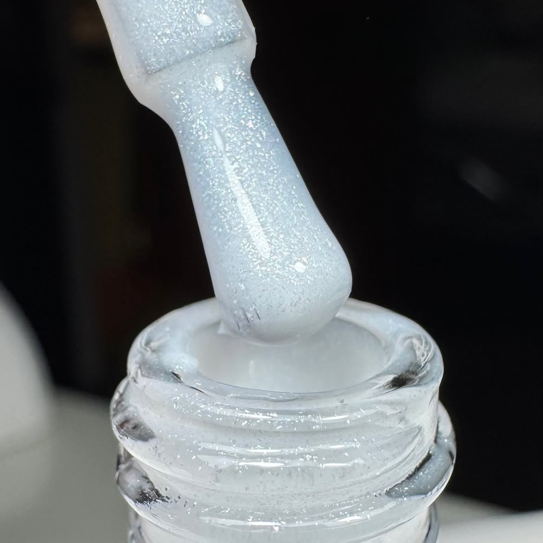 Fiber base gel "Didier Lab", Shimmer White, 10 ml