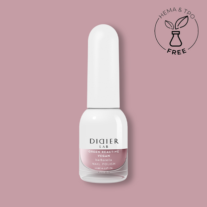 Green reactive, vegan nail polish "Didier Lab", barbarella, 10ml