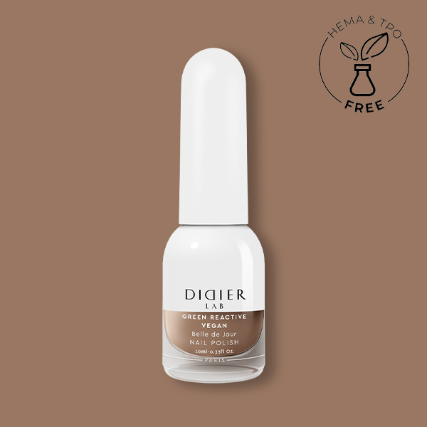 Green reactive, vegan nail polish "Didier Lab", Belle de Jour, 10ml