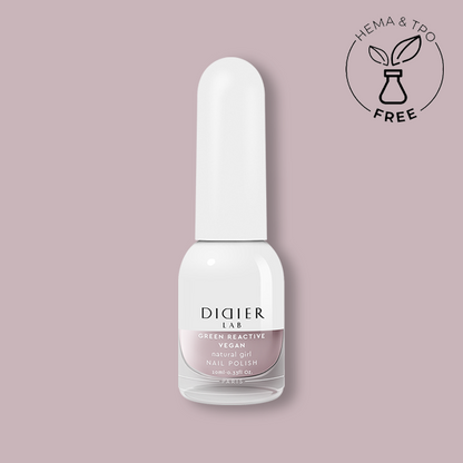 Green reactive, vegan nail polish "Didier Lab", natural girl, 10ml