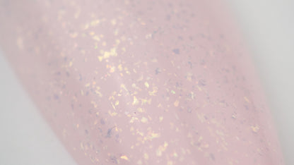 Gellak "Didier Lab", Glitter Top coat, gold, 10 ml