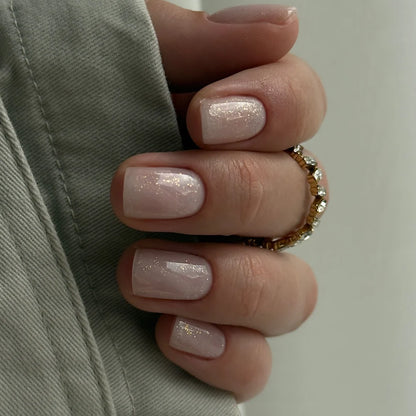 Gellak "Didier Lab", Glitter Top coat, gold, 10 ml