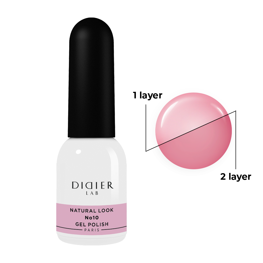 Gellak "Didier Lab", Natural look, No10